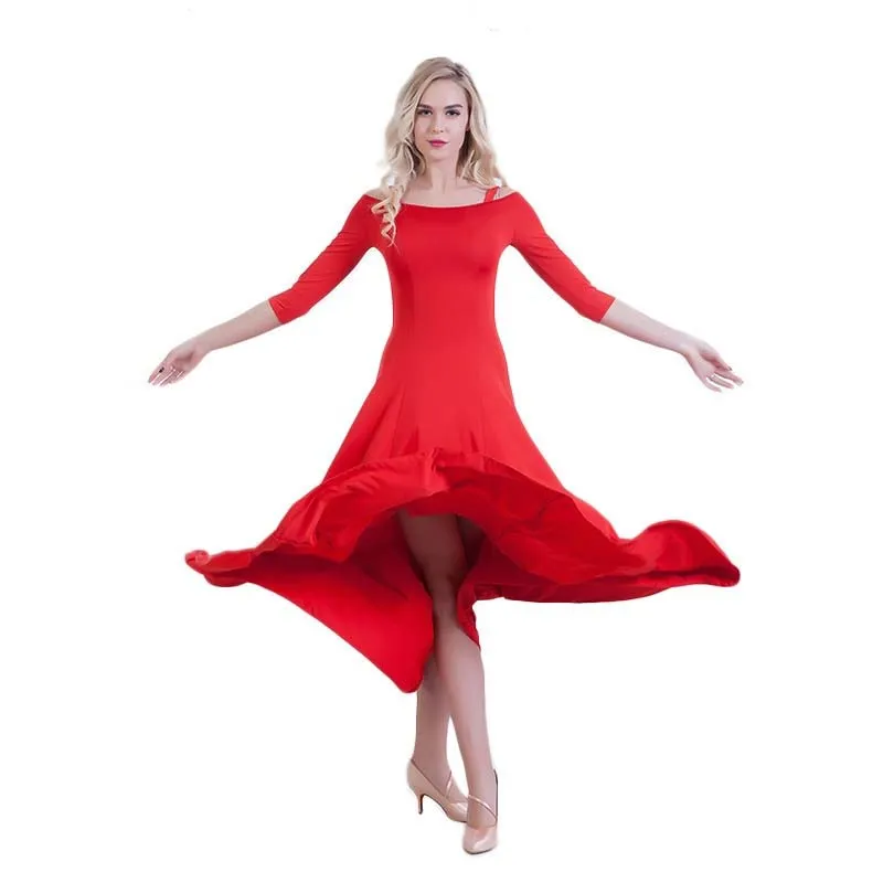 A-Line Maxi Ballroom Dress
