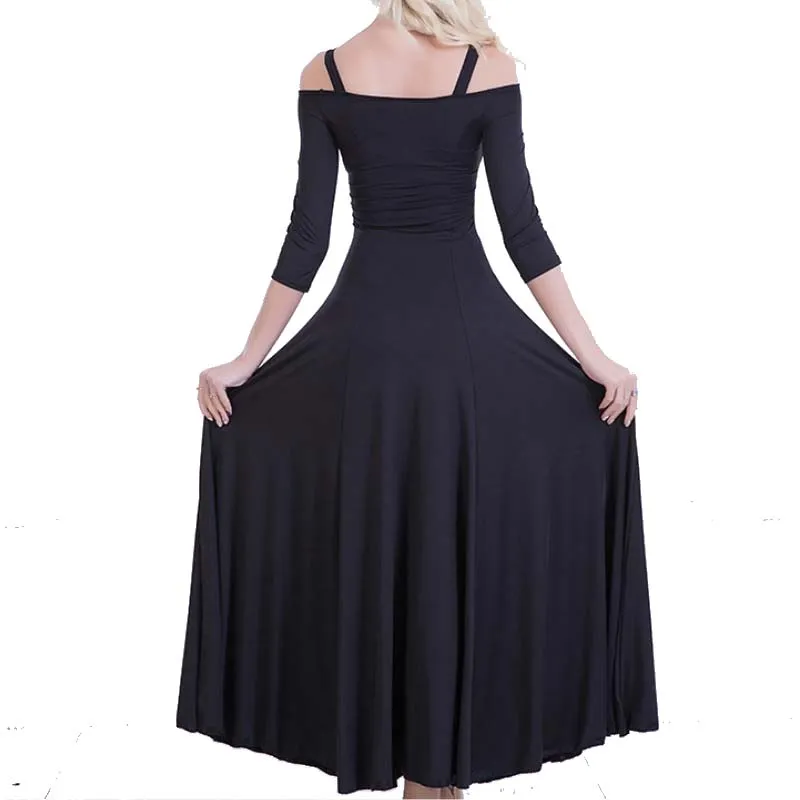 A-Line Maxi Ballroom Dress