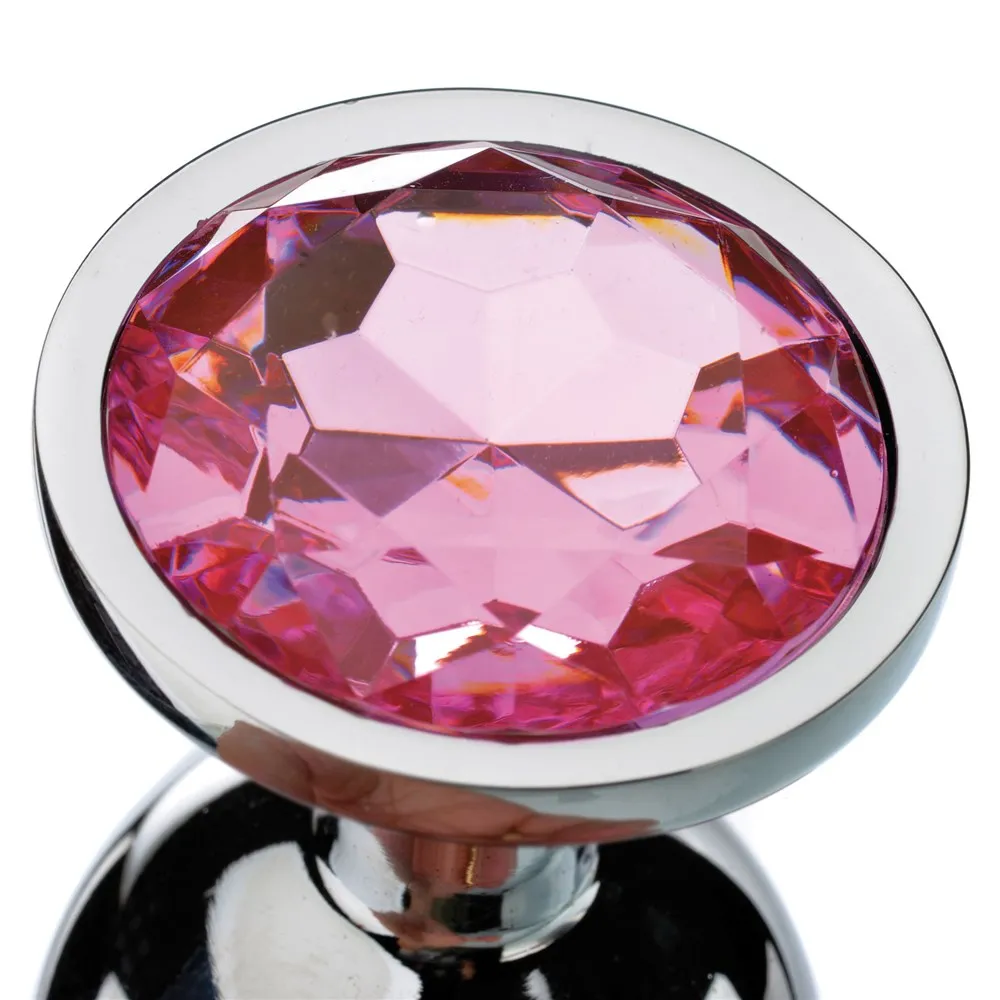 Adam & Eve Pink Gem Anal Plug Large