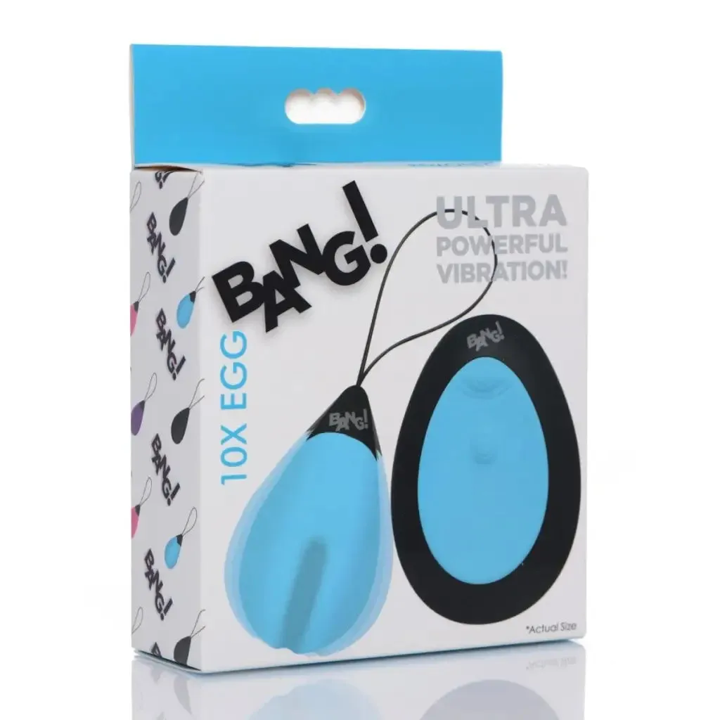 BANG! 10x Silicone Vibrating Egg