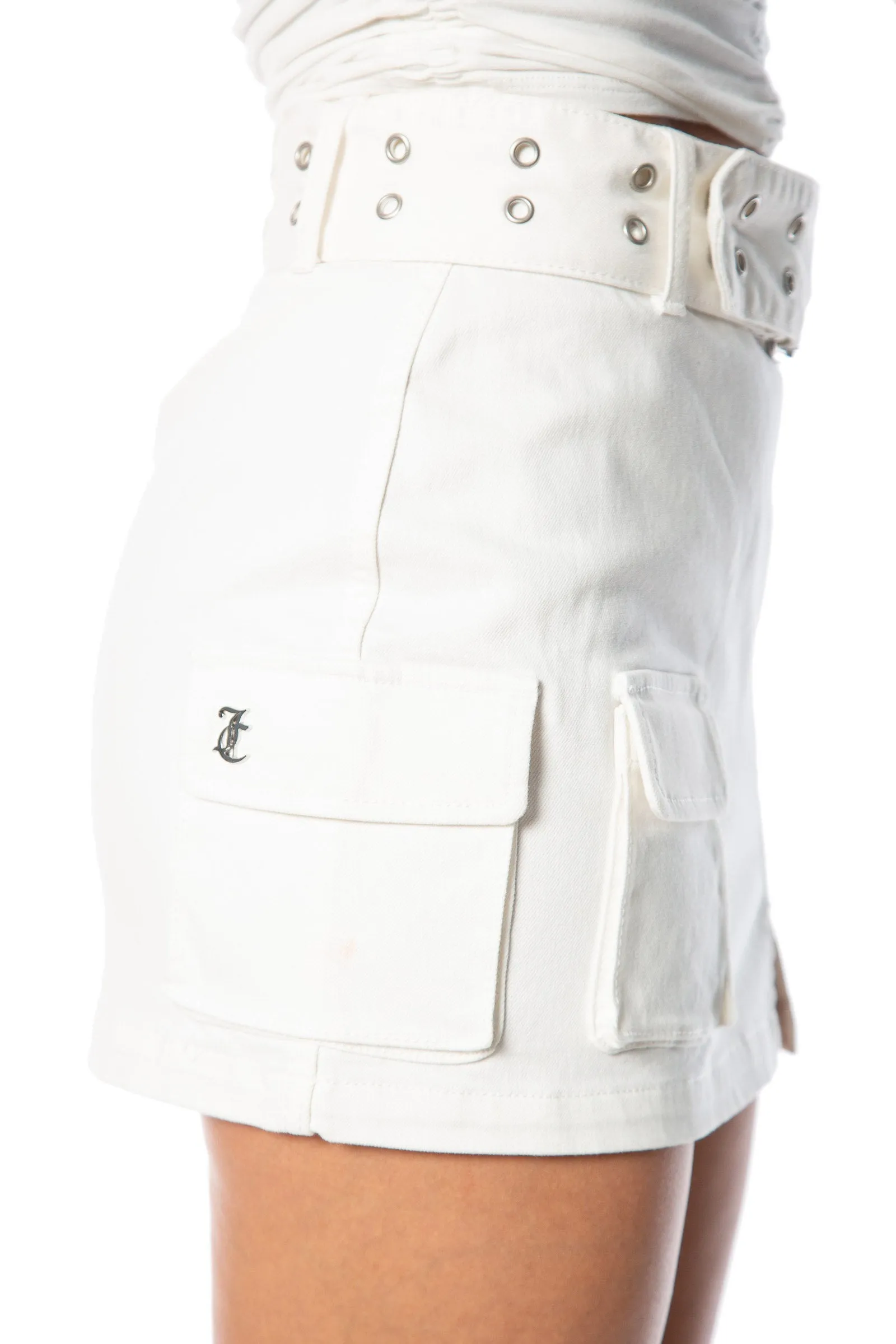 Cargo Skirt with Belt