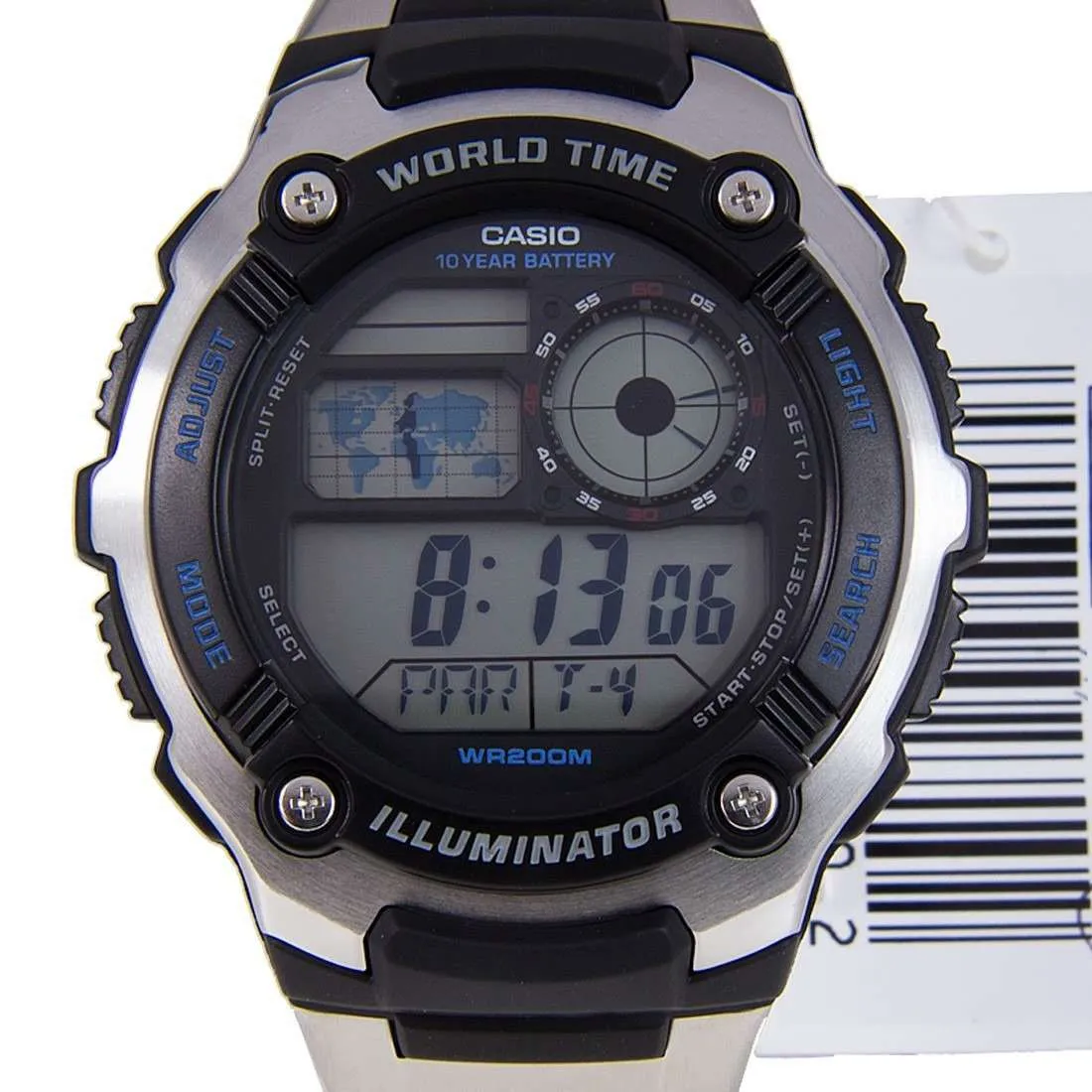 Casio AE-2100WD-1A Silver Stainless Watch Men