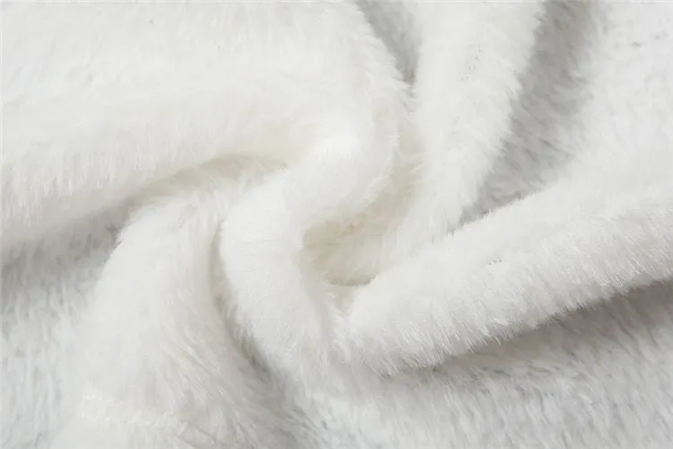Chic Kitty Crop Top Pom Pom Cardigan Two Piece Set