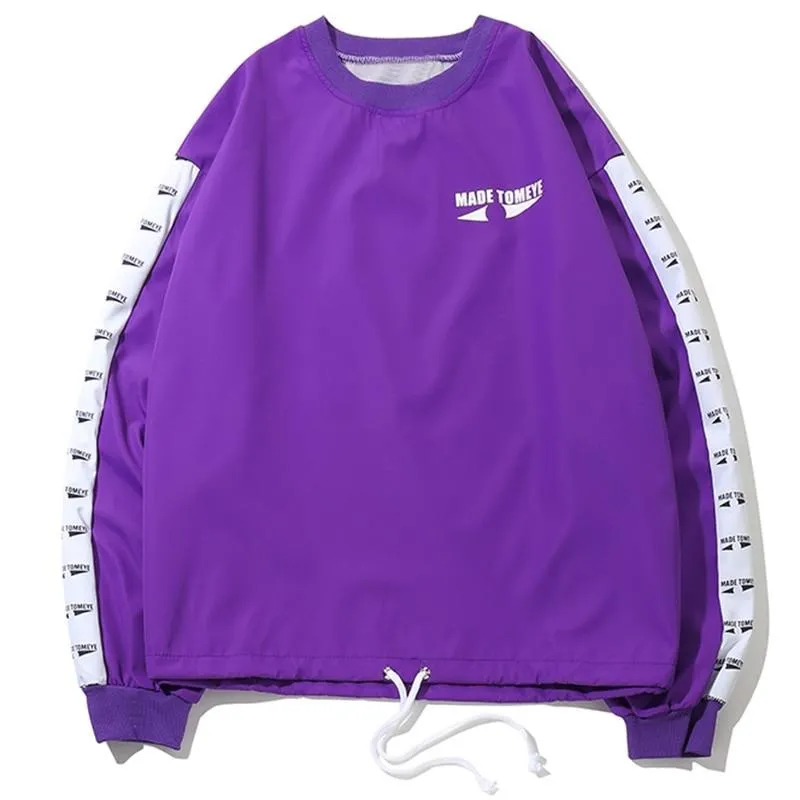 Color Block Side Striped Sweatshirt