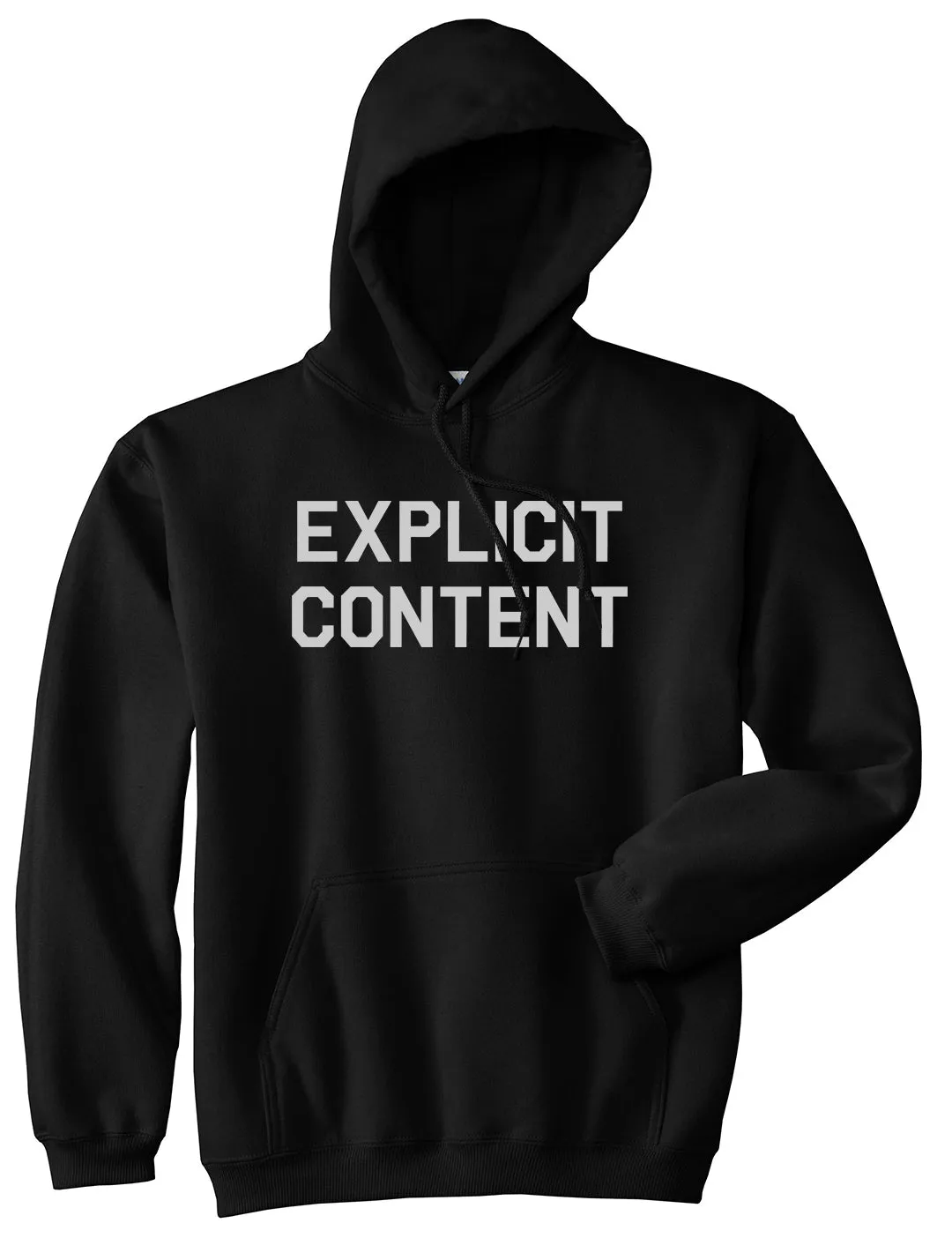 Explicit Content Mens Pullover Hoodie