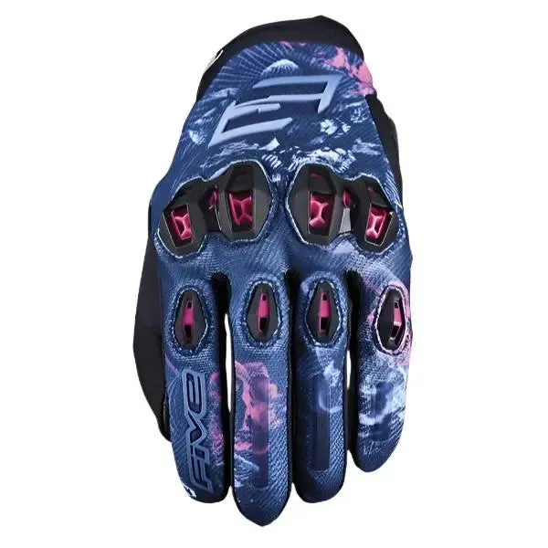 Five Stunt Evo 2 Ladies Textile Gloves Flowers
