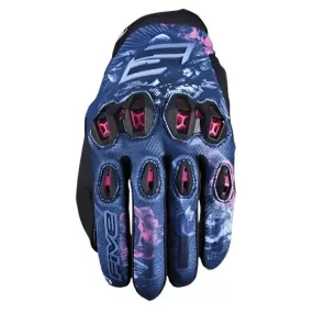 Five Stunt Evo 2 Ladies Textile Gloves Flowers