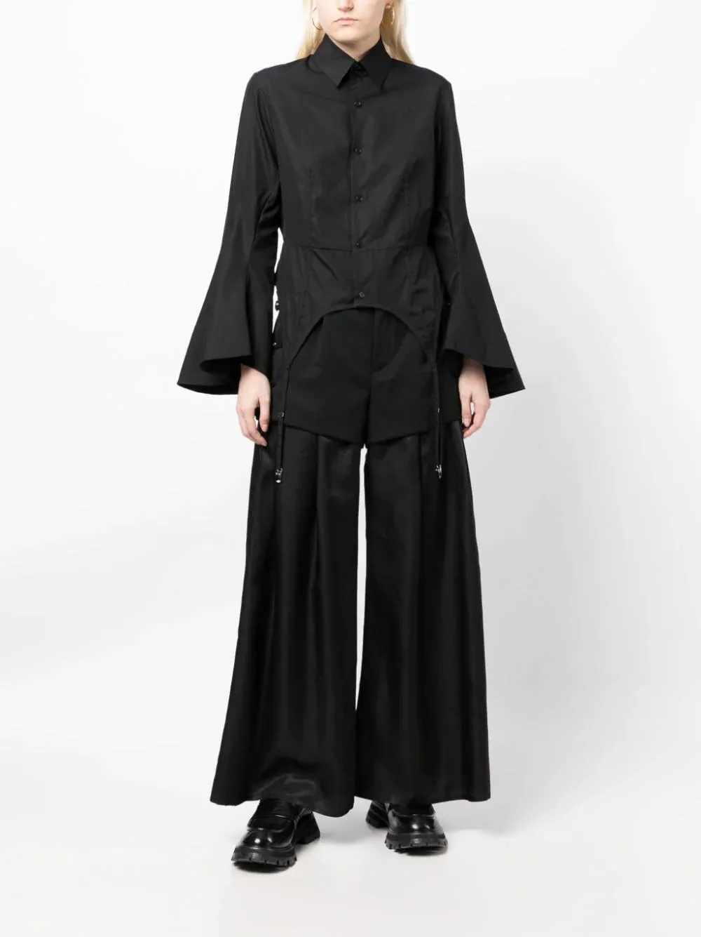 Flared Sleeve Blouse