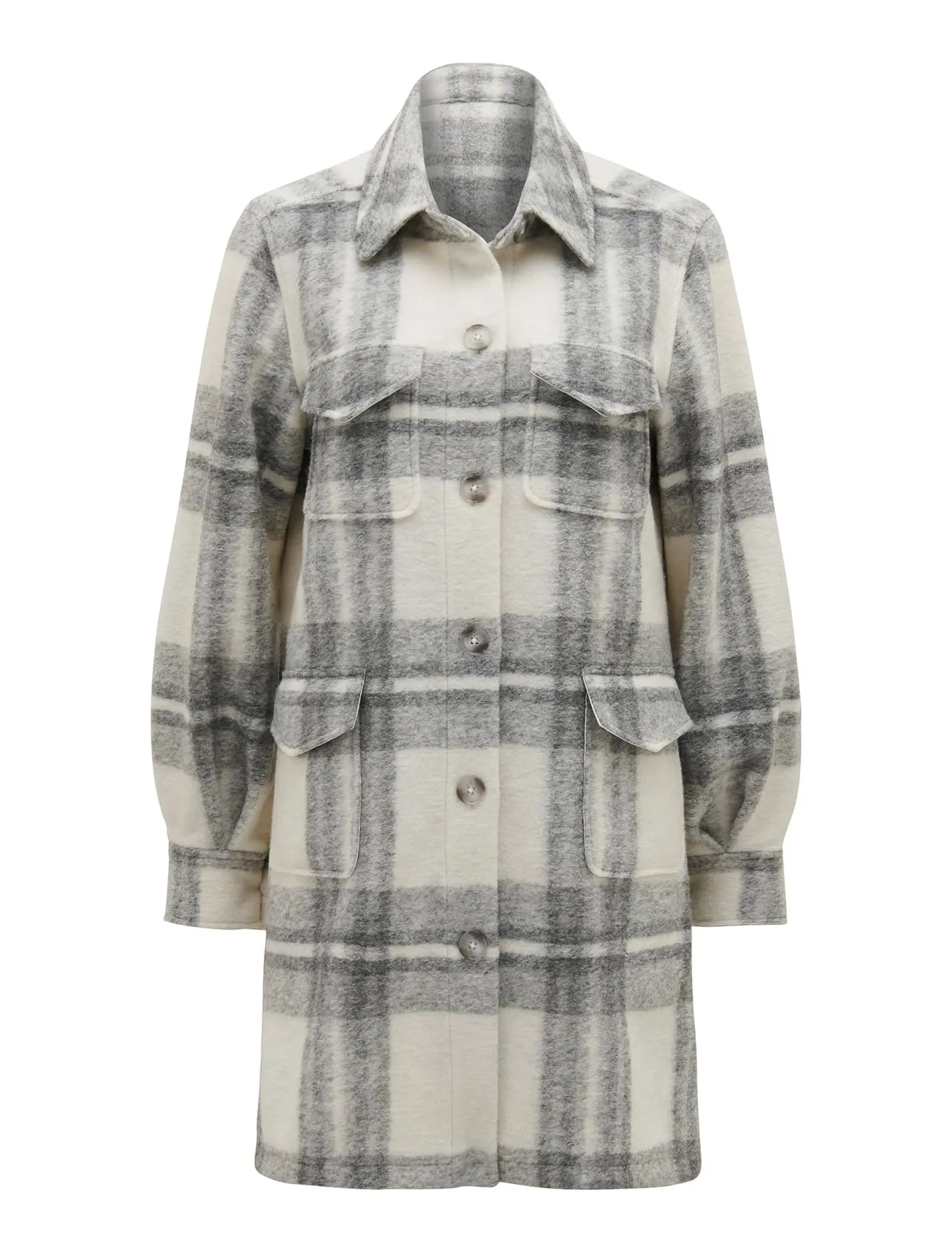 Florence Longline Check Shacket