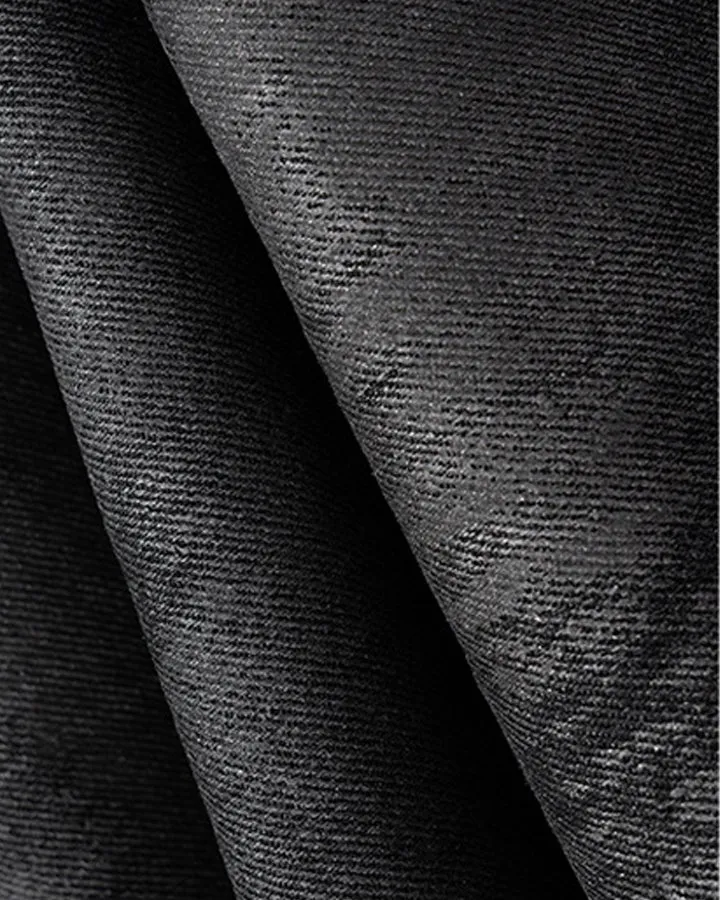 Hand-Brushed Gel Glitter Flared Jeans