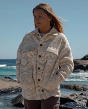 Happy Camper Shacket - SAND