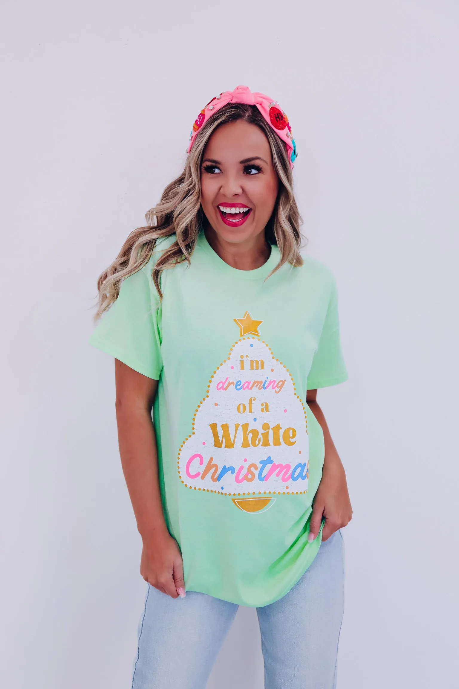 I'm Dreaming Of A White Christmas Graphic Tee