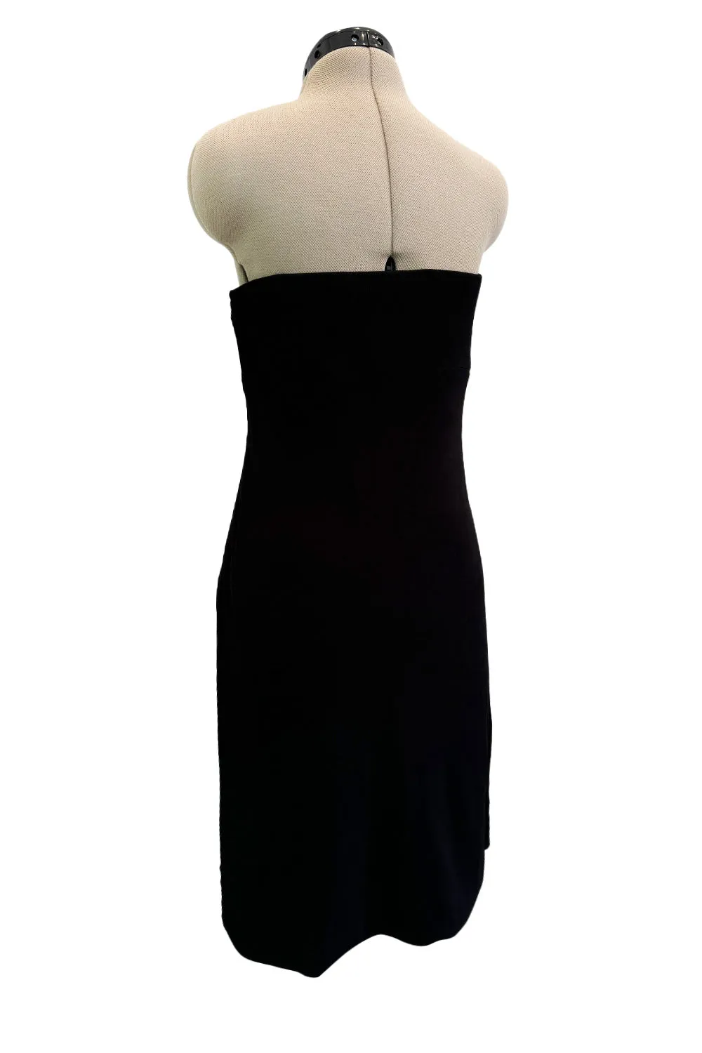 Important Fall 1997 Gianni Versace Black Strapless Dress from his Final Womans RTW Collection