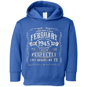 Legends Were Born In February 1945 T-Shirt 73rd Birthday
