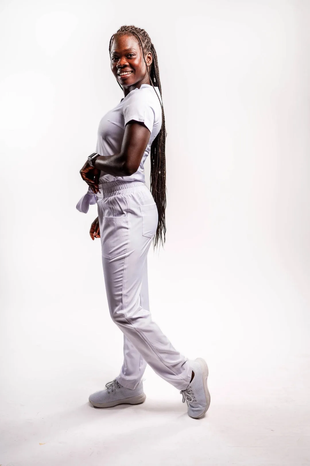 Mary K Bow Four Pocket Cargo Scrub Pants