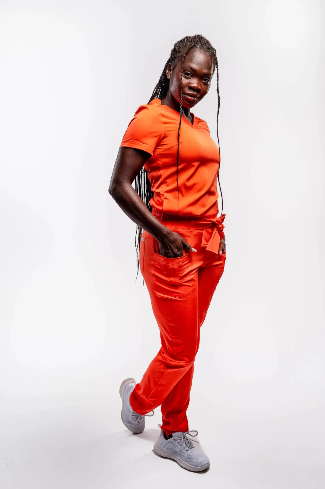 Mary K Bow Four Pocket Cargo Scrub Pants