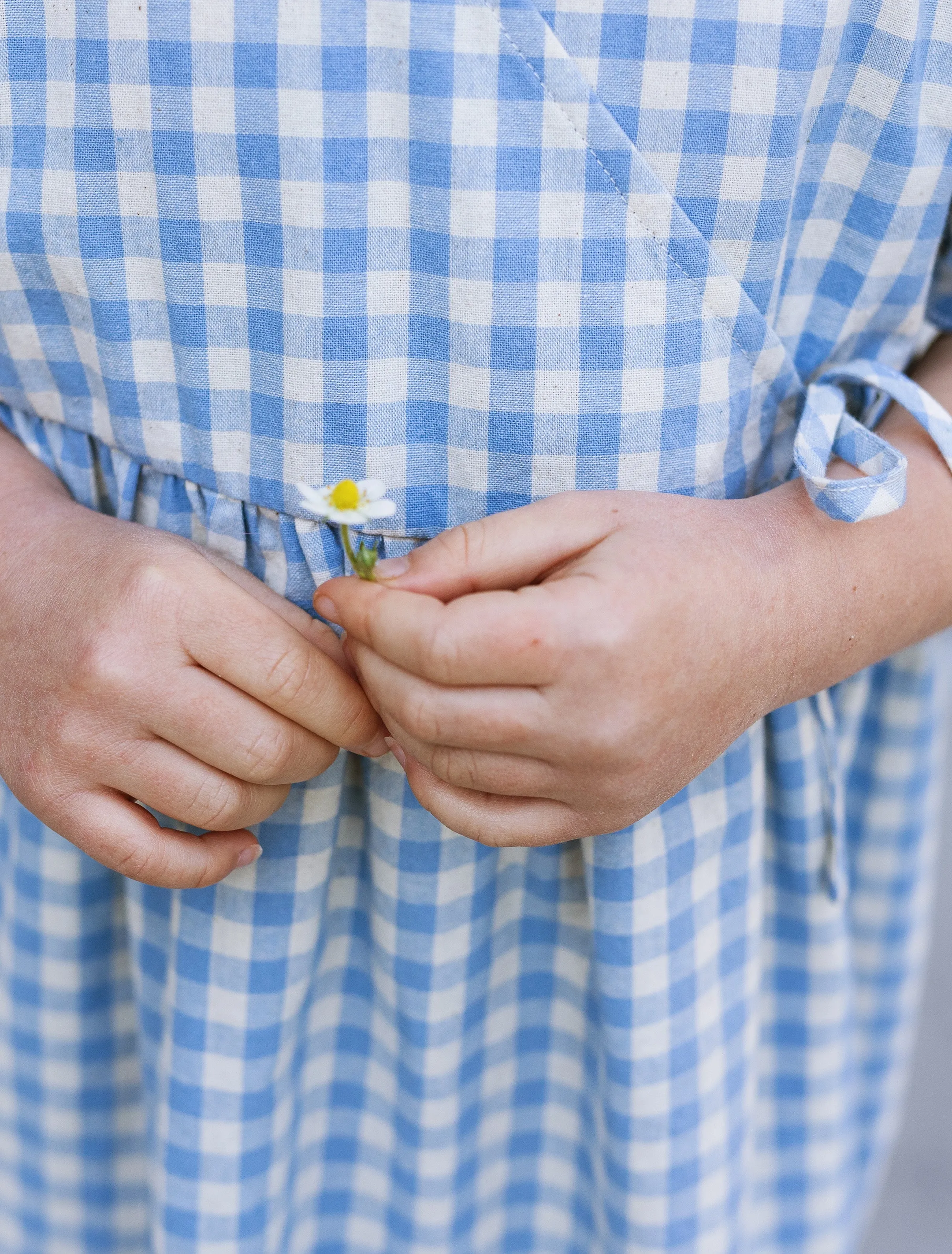 Matilde Dress in Bluebell Check
