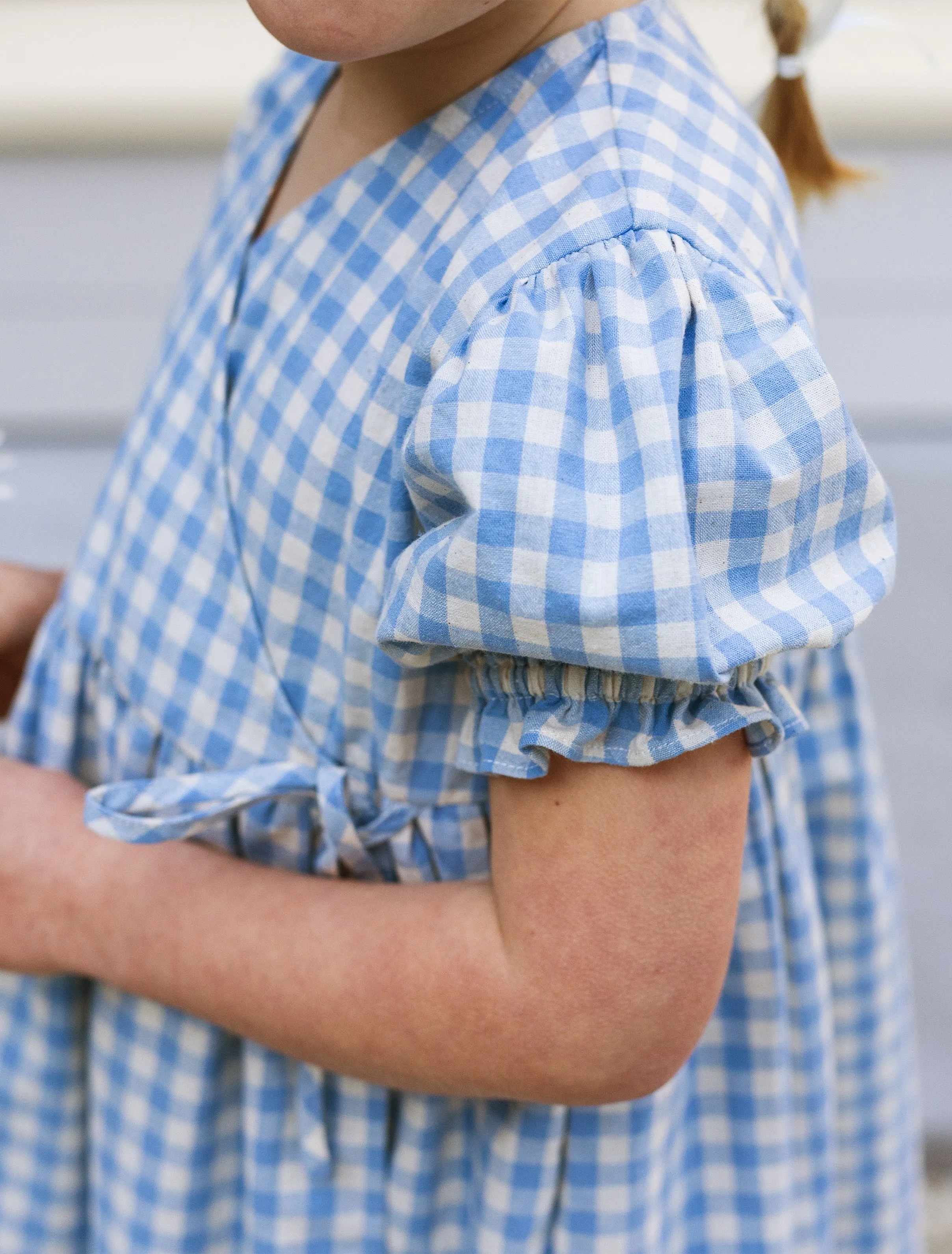 Matilde Dress in Bluebell Check