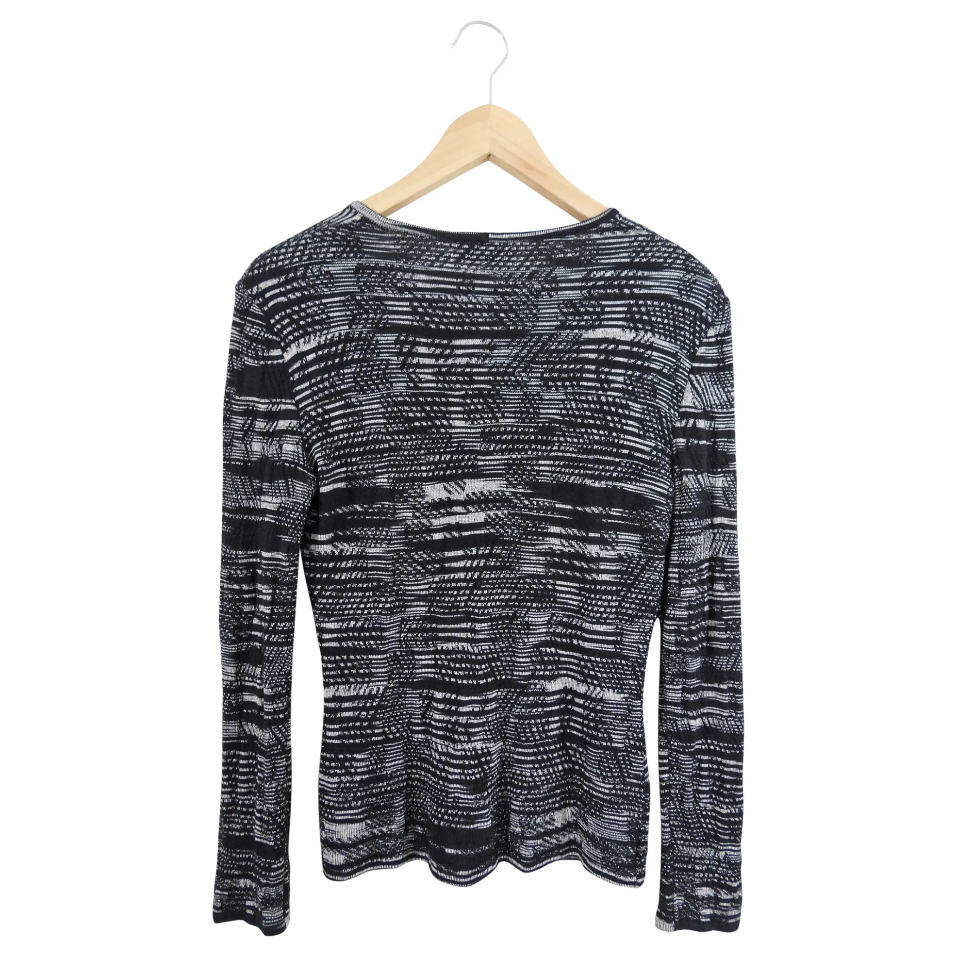 Missoni Black and Grey Knit Cardigan - 2/4