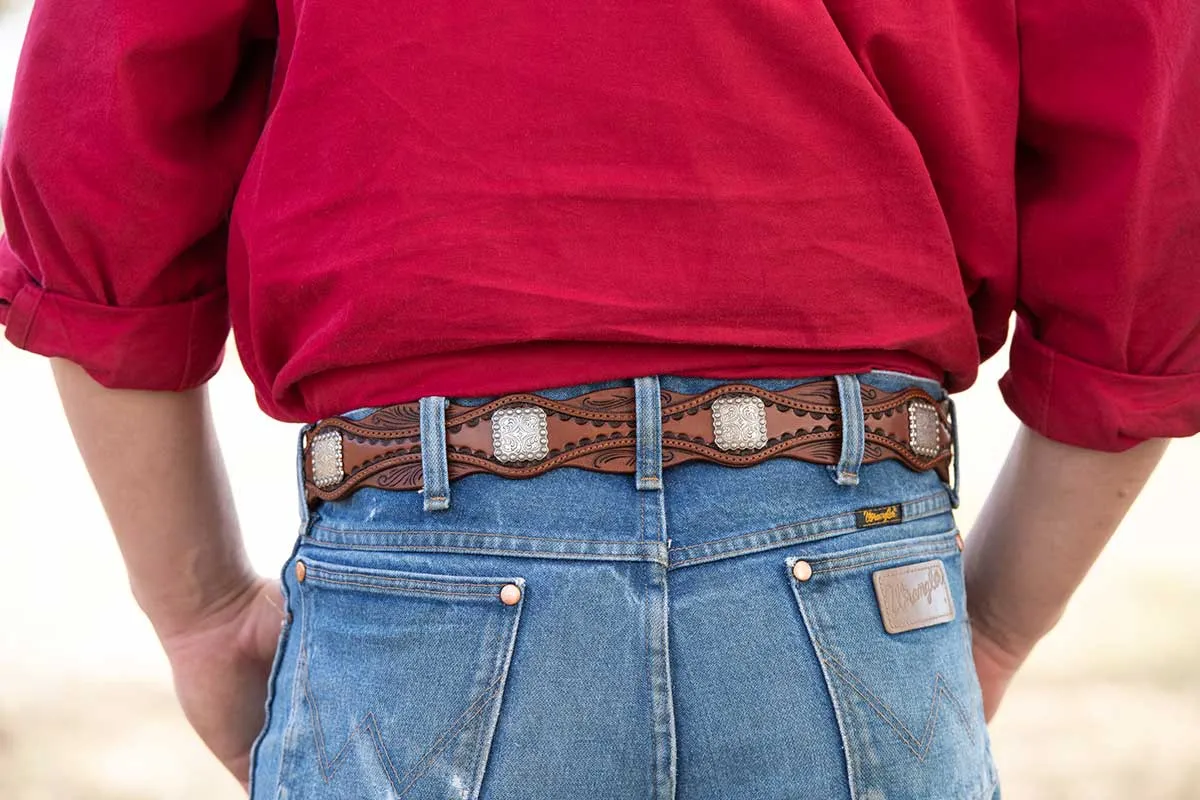 Mustang Leather Belt