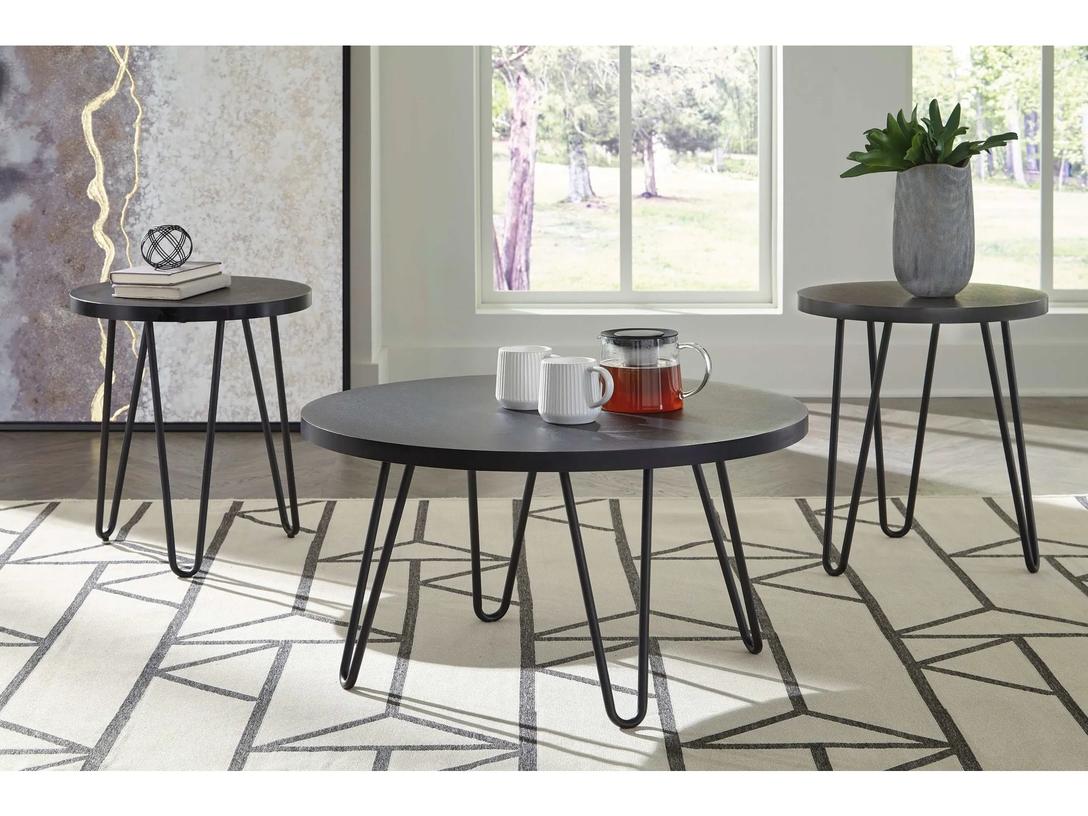 (Online Special Price) Blitzyn Occasional Table Set (Set of 3)