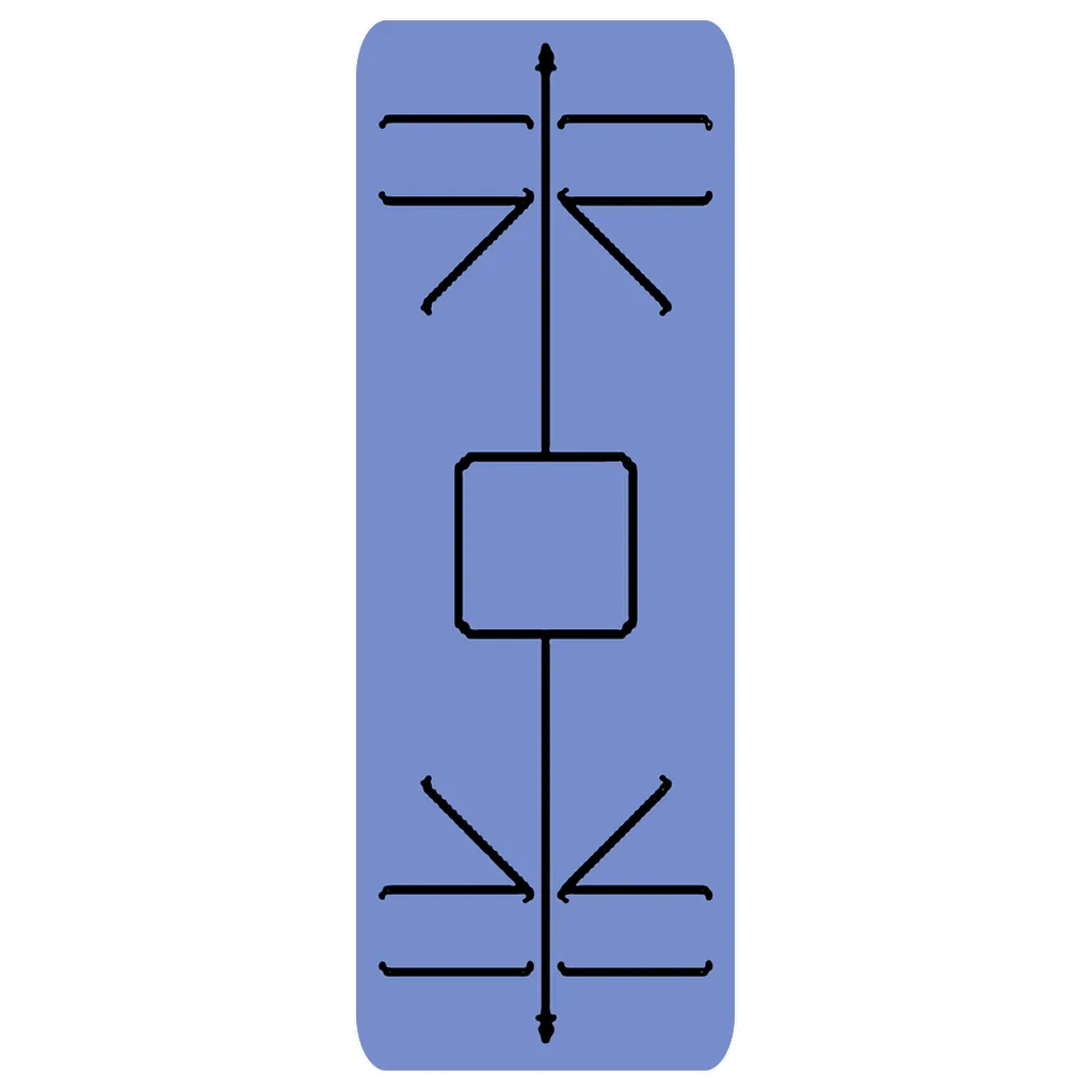 Perrywinkle Align | Yogatation original v2 yoga mat