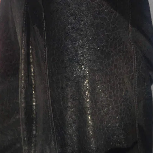 Pier Antonio Gaspari Leather-like Pants, Cargo, Black XS, S, & M