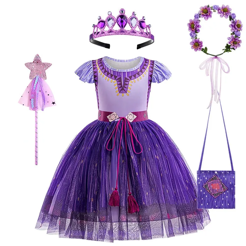 Princess Asha Halloween Dress Ups Costumes