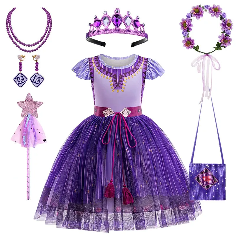 Princess Asha Halloween Dress Ups Costumes