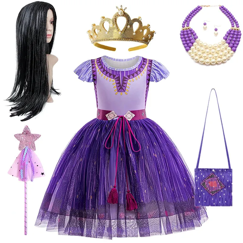 Princess Asha Halloween Dress Ups Costumes