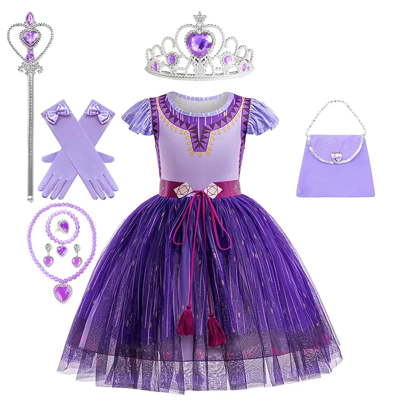 Princess Asha Halloween Dress Ups Costumes