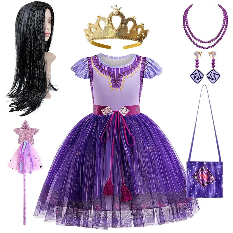 Princess Asha Halloween Dress Ups Costumes