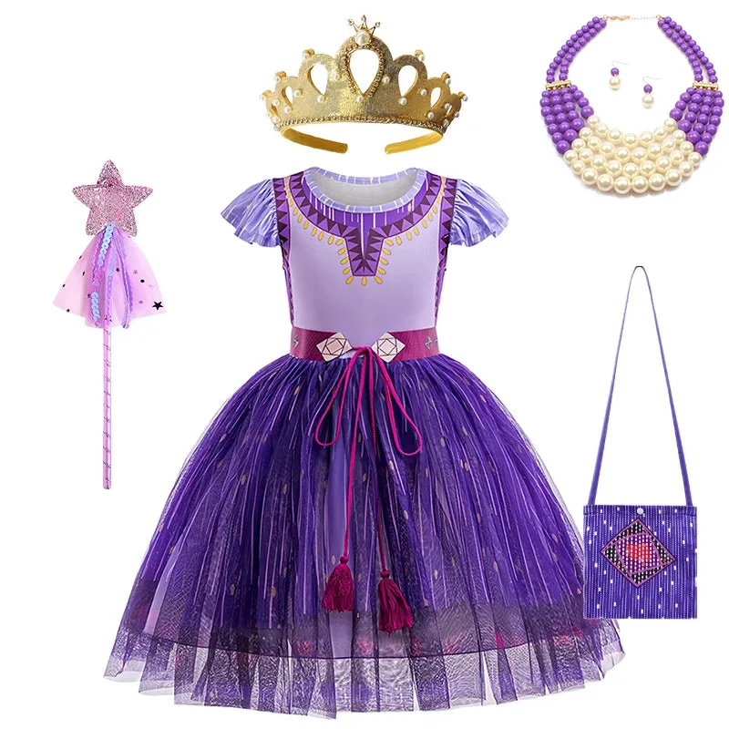 Princess Asha Halloween Dress Ups Costumes