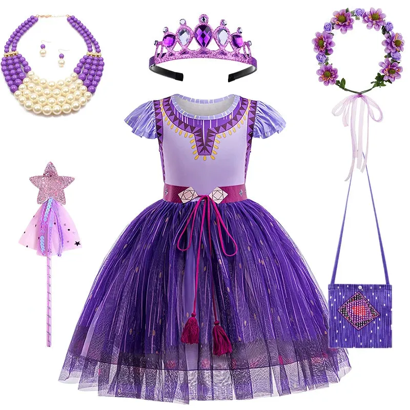 Princess Asha Halloween Dress Ups Costumes