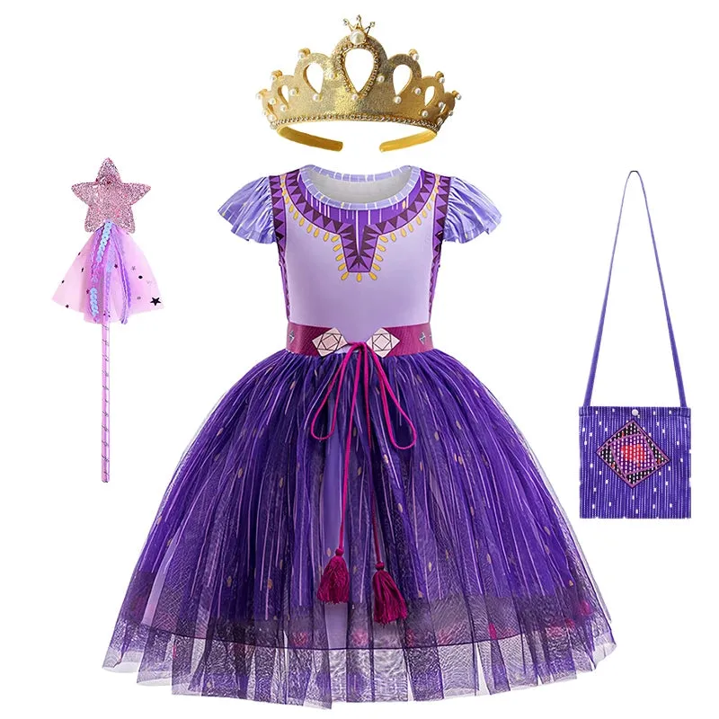 Princess Asha Halloween Dress Ups Costumes