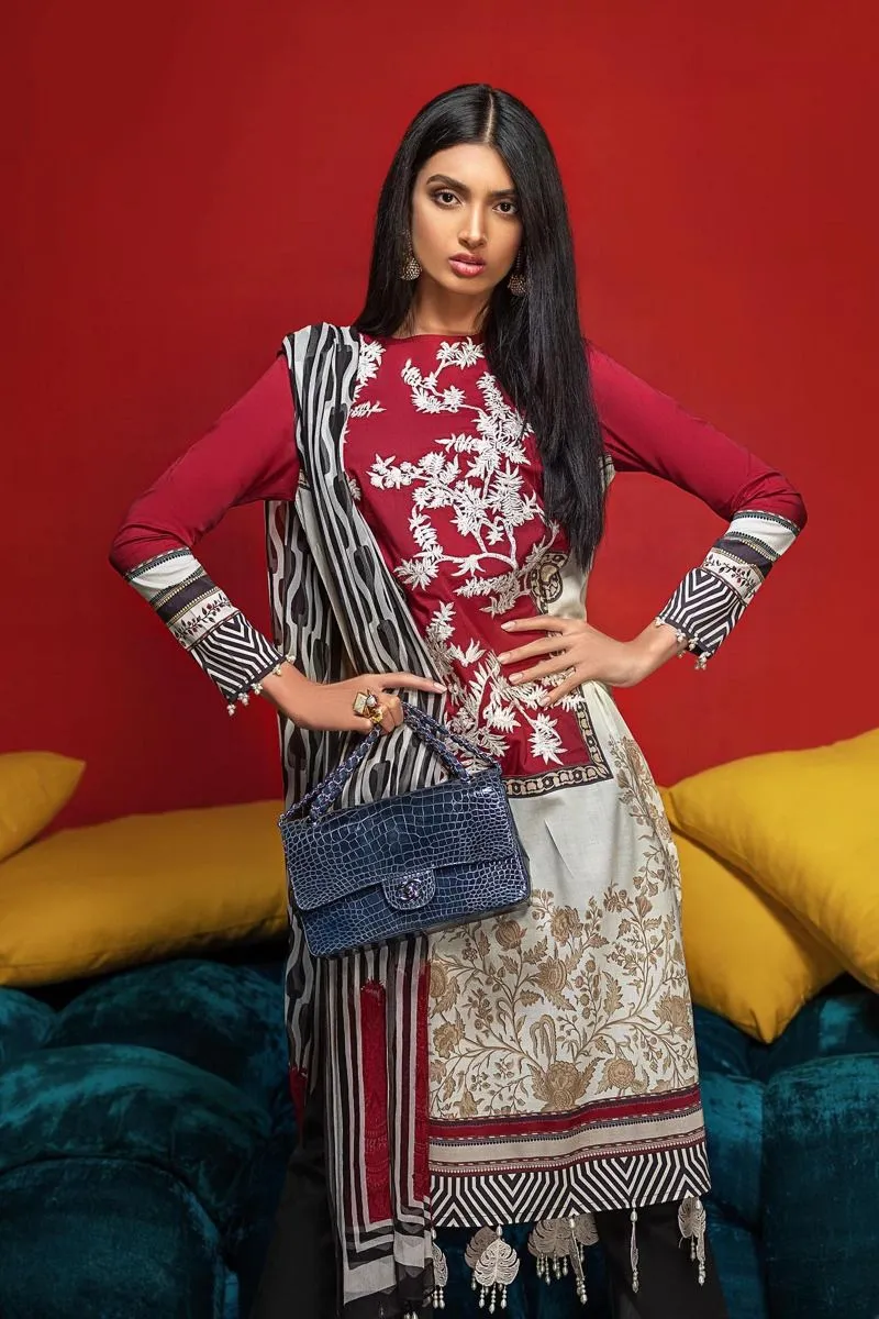 Sana Safinaz Muzlin Lawn Collection 2020 – 06A-Aj