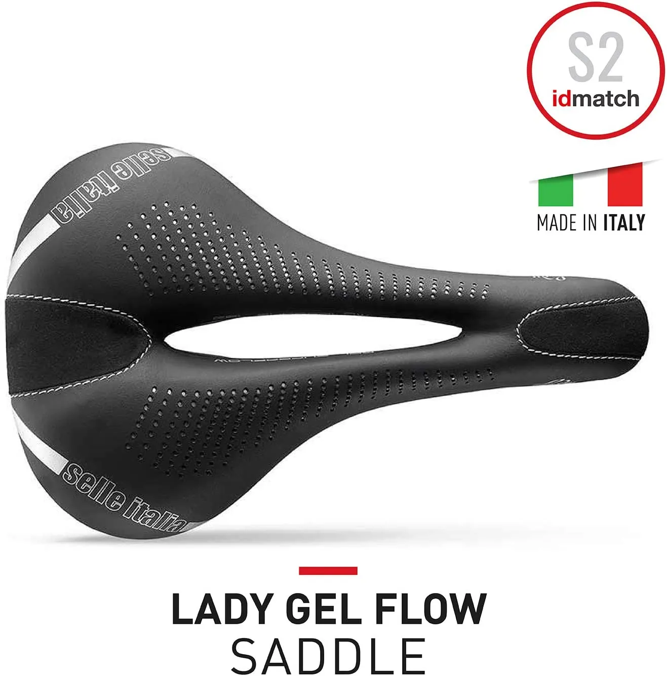 Selle Italia, Lady Gel Flow, MTB and Road Bike Saddle for Women