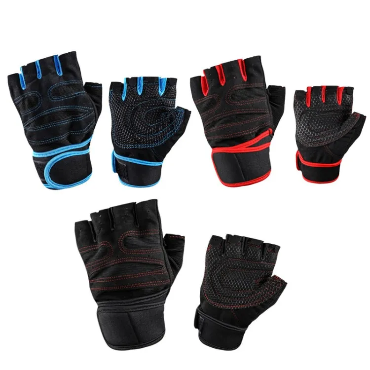 ST-2120 Gym Exercise Equipment Anti-Slip Gloves, Size: S(Black)