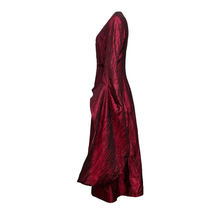 The Red Woman Dress Robe