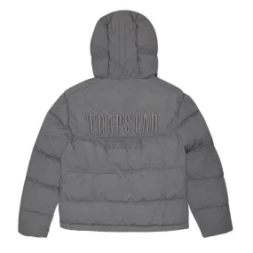Trapstar Decoded Hooded Puffer Jacket 2.0 -  Grey