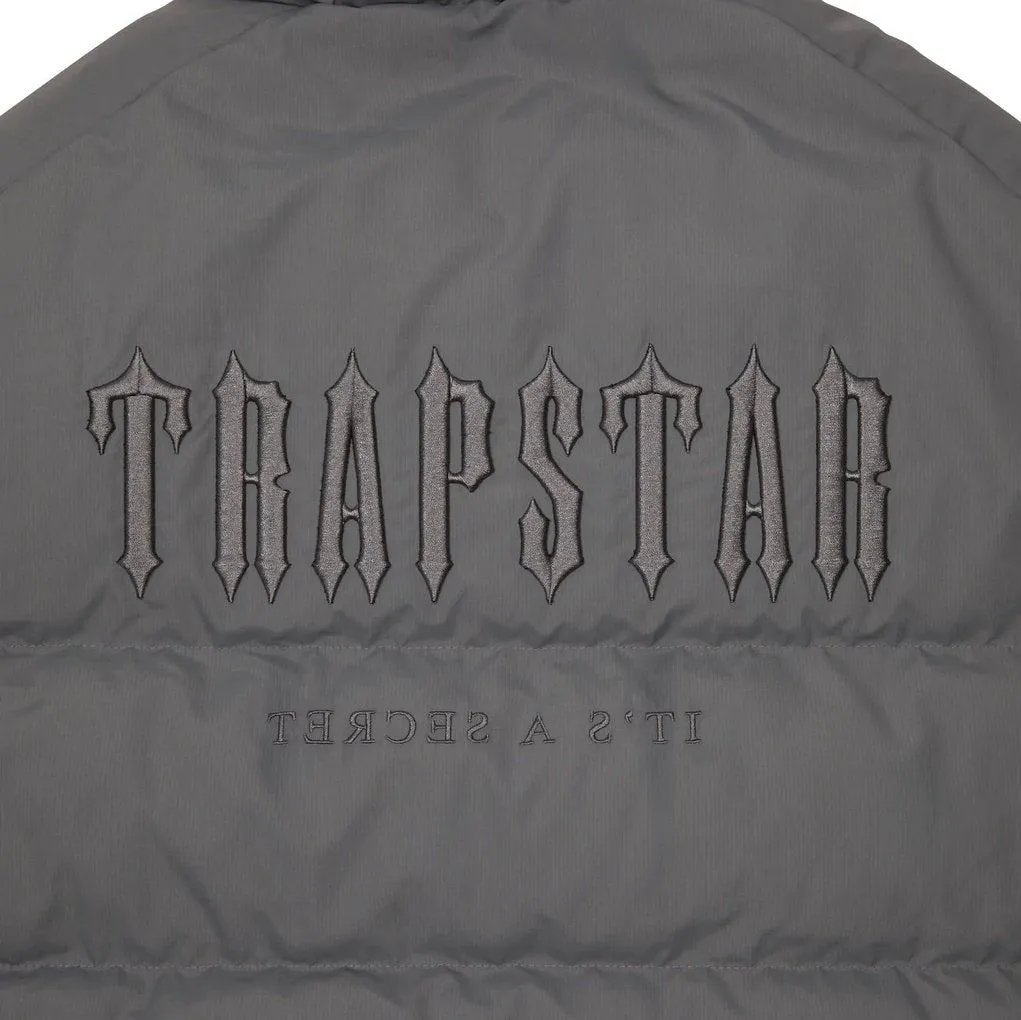 Trapstar Decoded Hooded Puffer Jacket 2.0 -  Grey