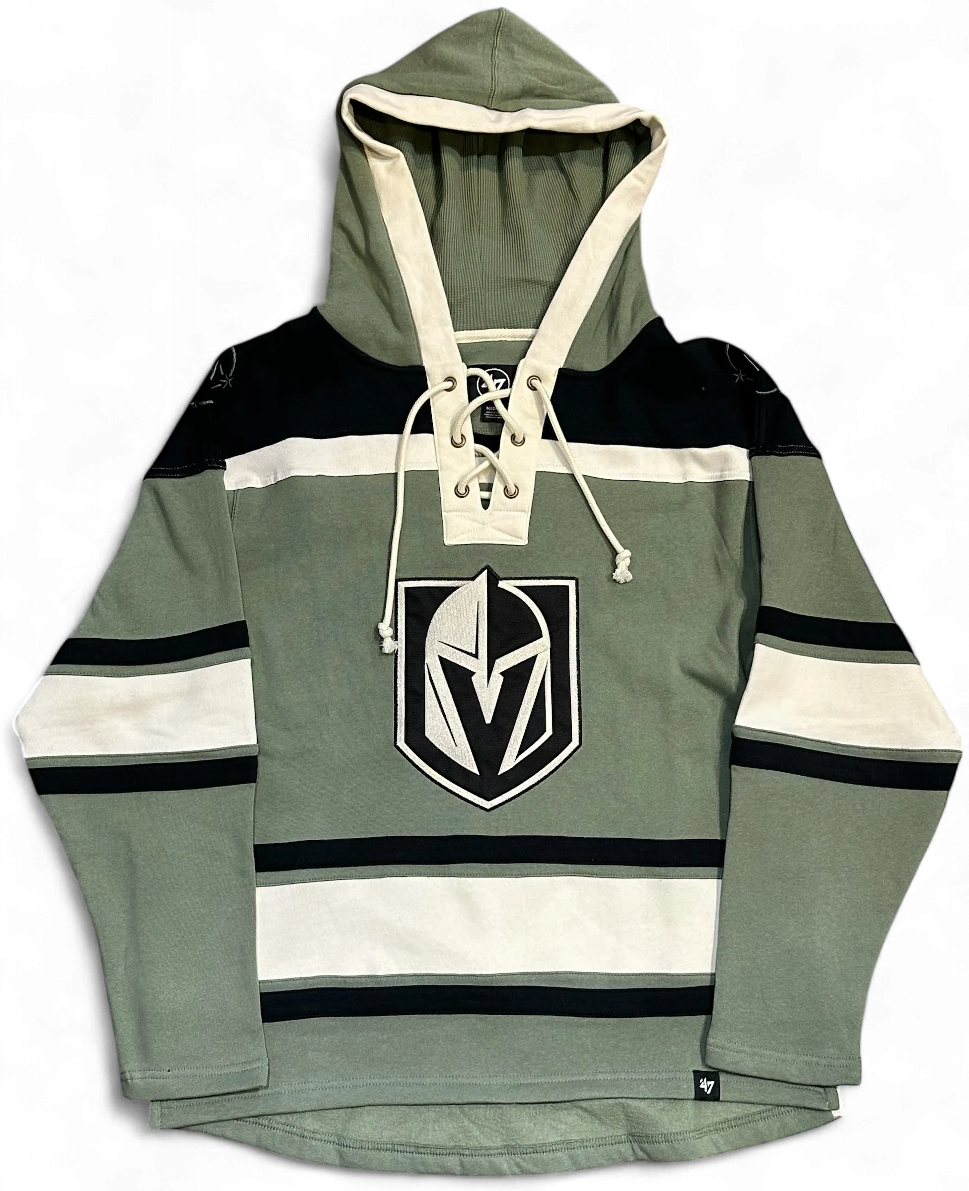 Vegas Golden Knights OHT Olive Superior Lacer Hood military appreciation