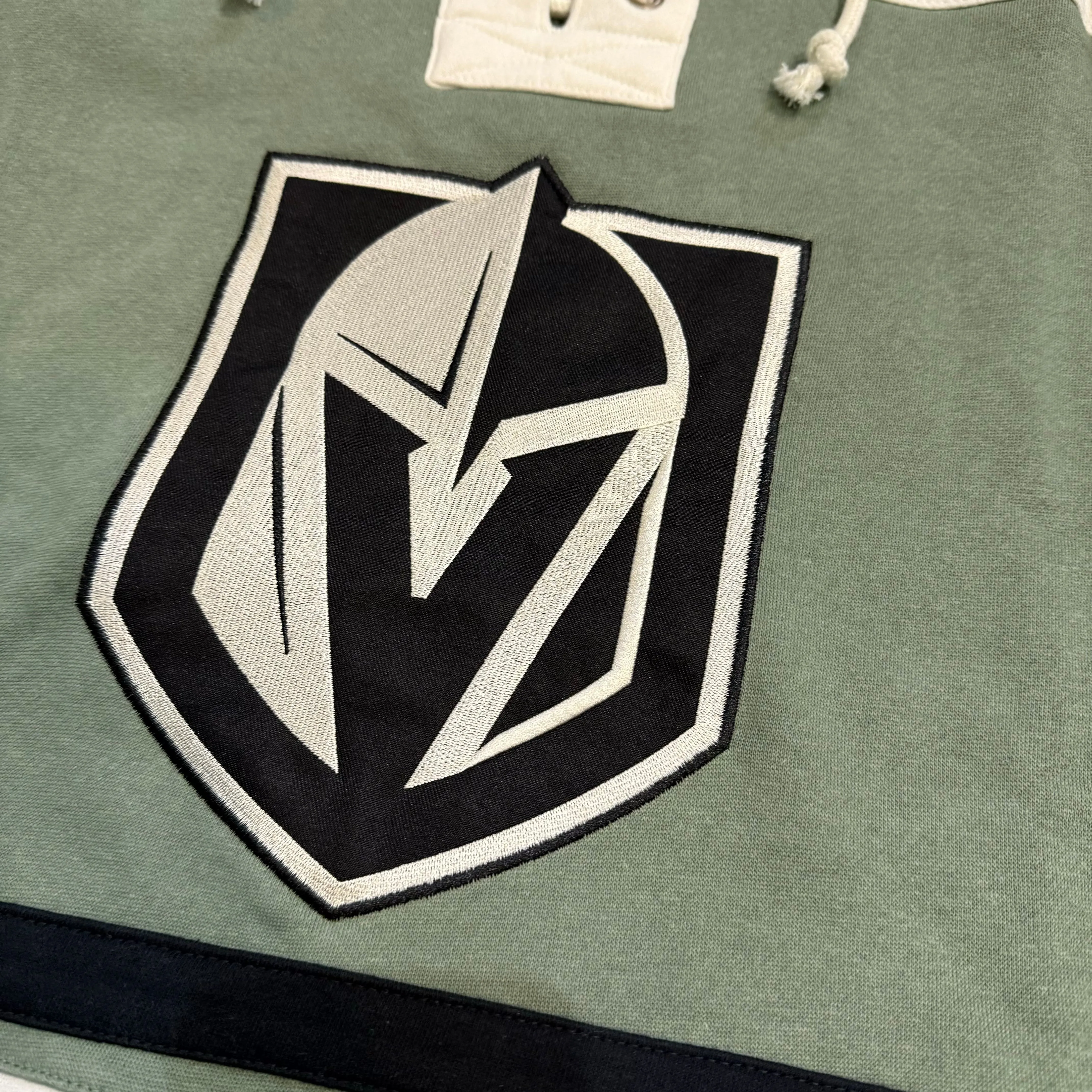 Vegas Golden Knights OHT Olive Superior Lacer Hood military appreciation