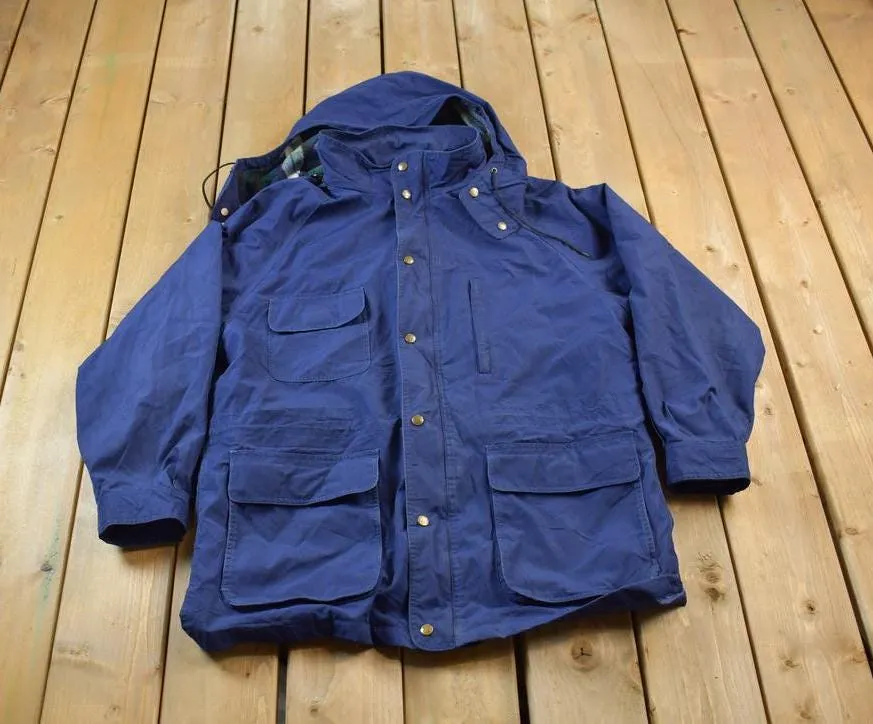 Vintage 1990s Eddie Bauer Blanket Lined Windbreaker Jacket
