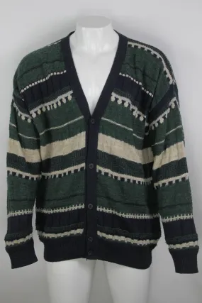 Vintage 80/90s Patterned Cardigan - XXL