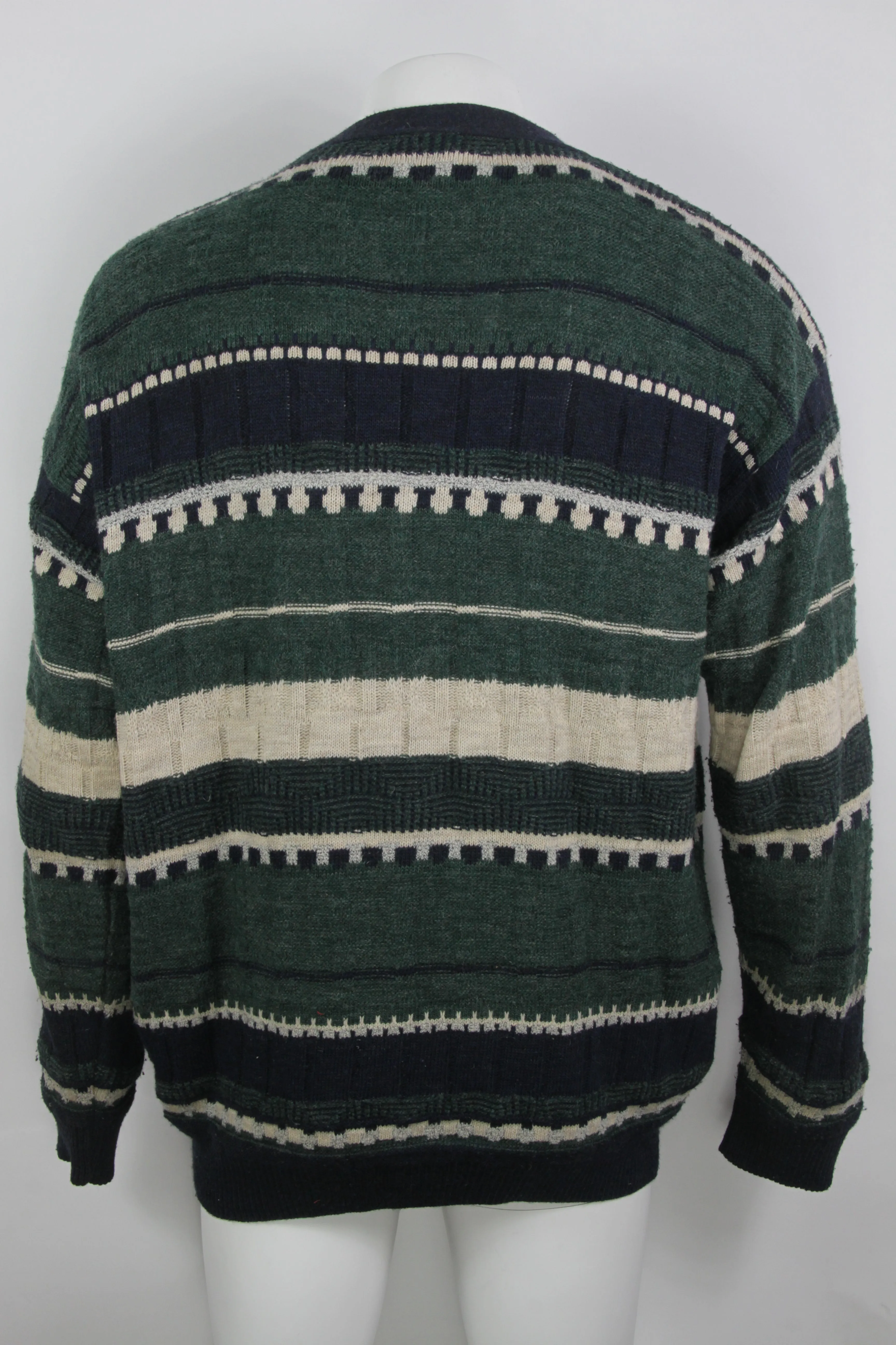 Vintage 80/90s Patterned Cardigan - XXL
