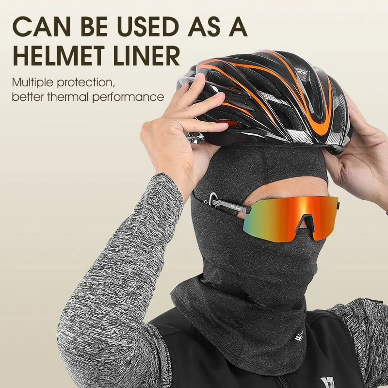 Winter Fleece Cycling Face Mask Bike Cap Windproof Men Women Sport Scarf Balaclava Ski Bicycle Motorcycle Running Neck Warmer