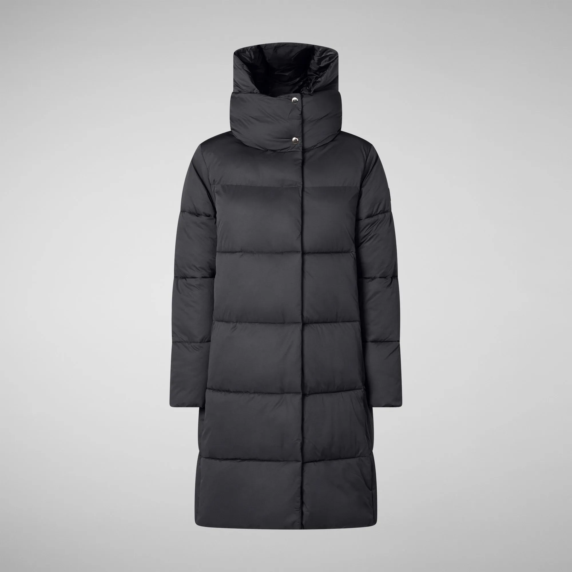 Women's animal free puffer jacket Sibyl in thorn brown