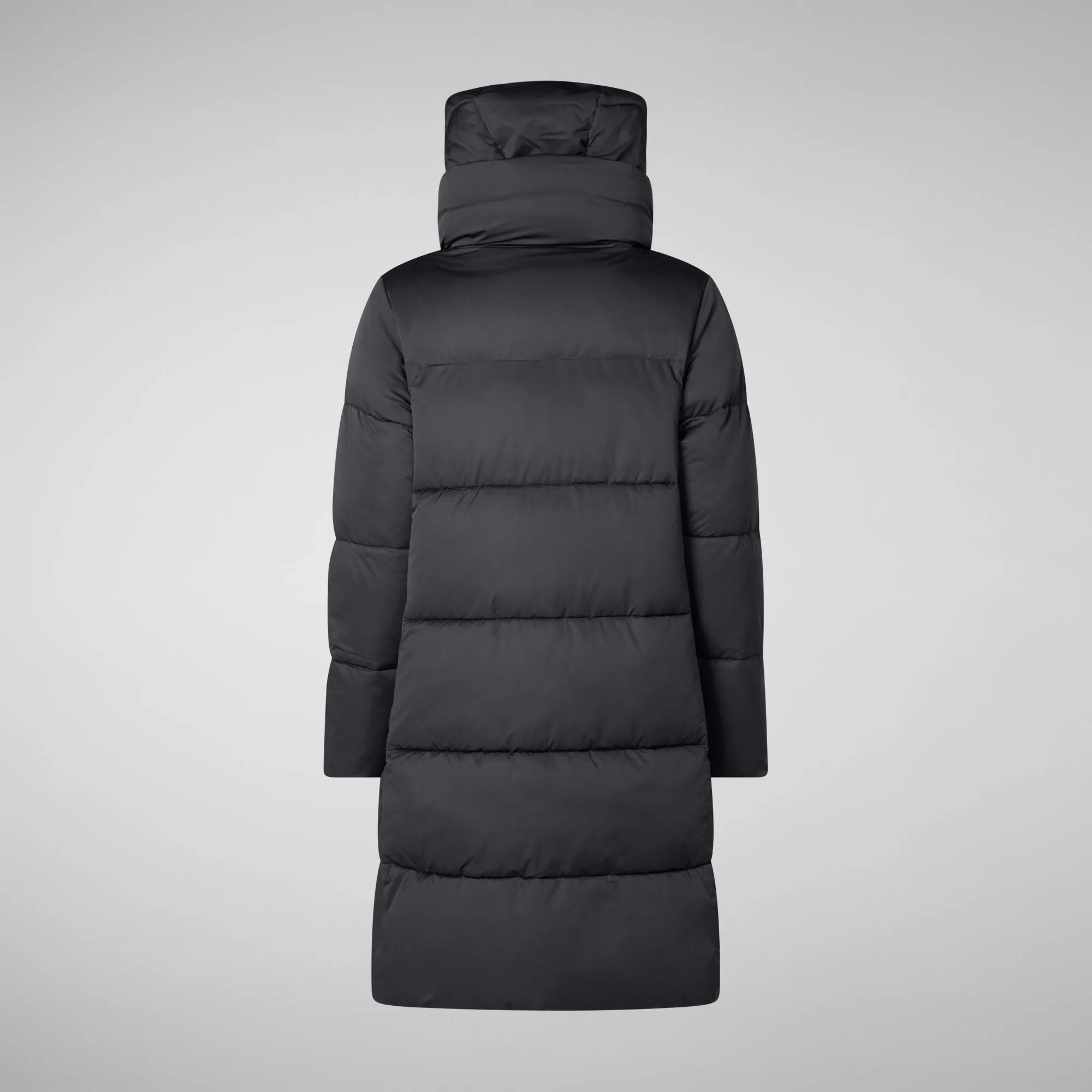Women's animal free puffer jacket Sibyl in thorn brown